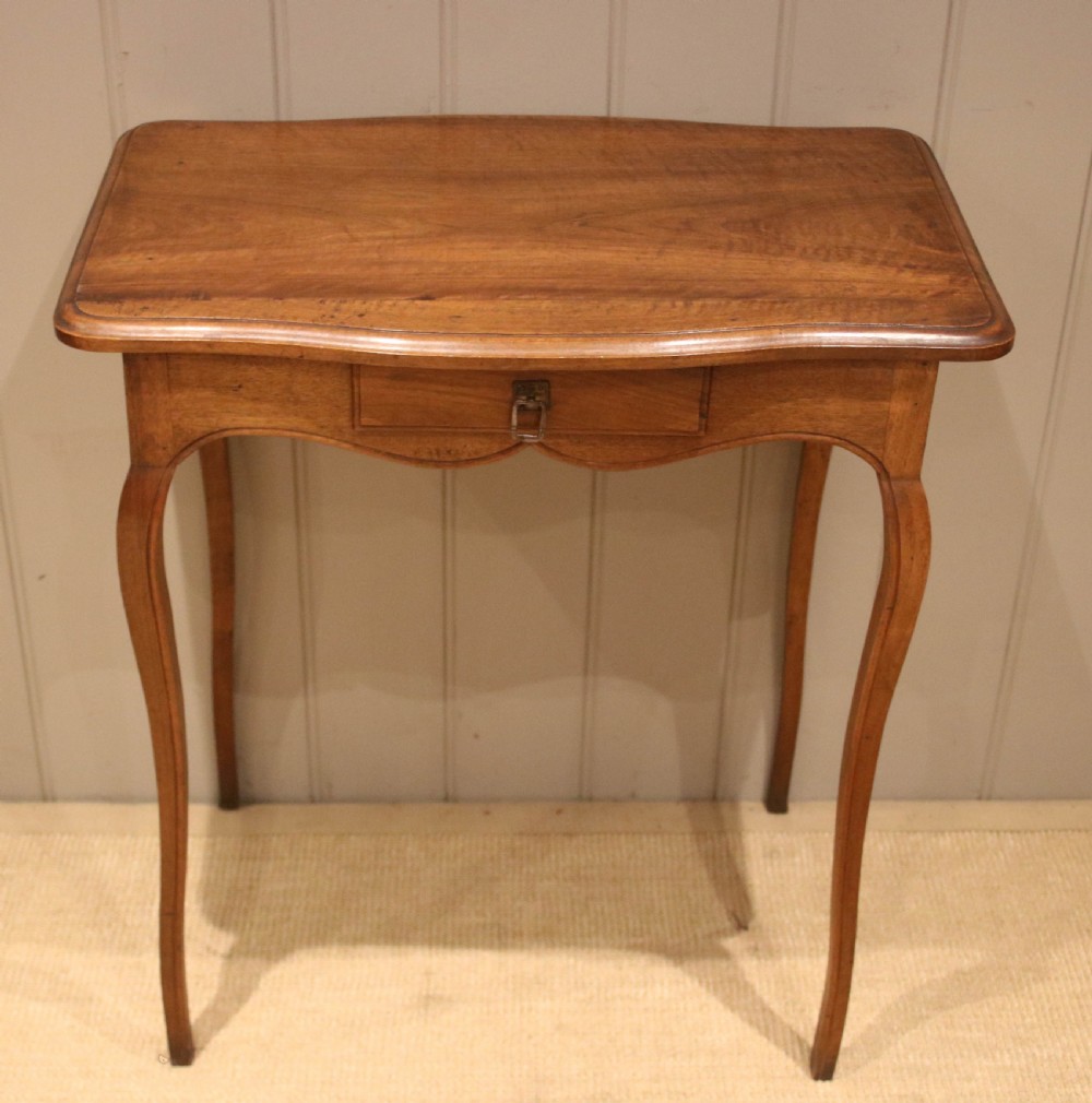 Small Proportioned French Cherry Wood Side Table