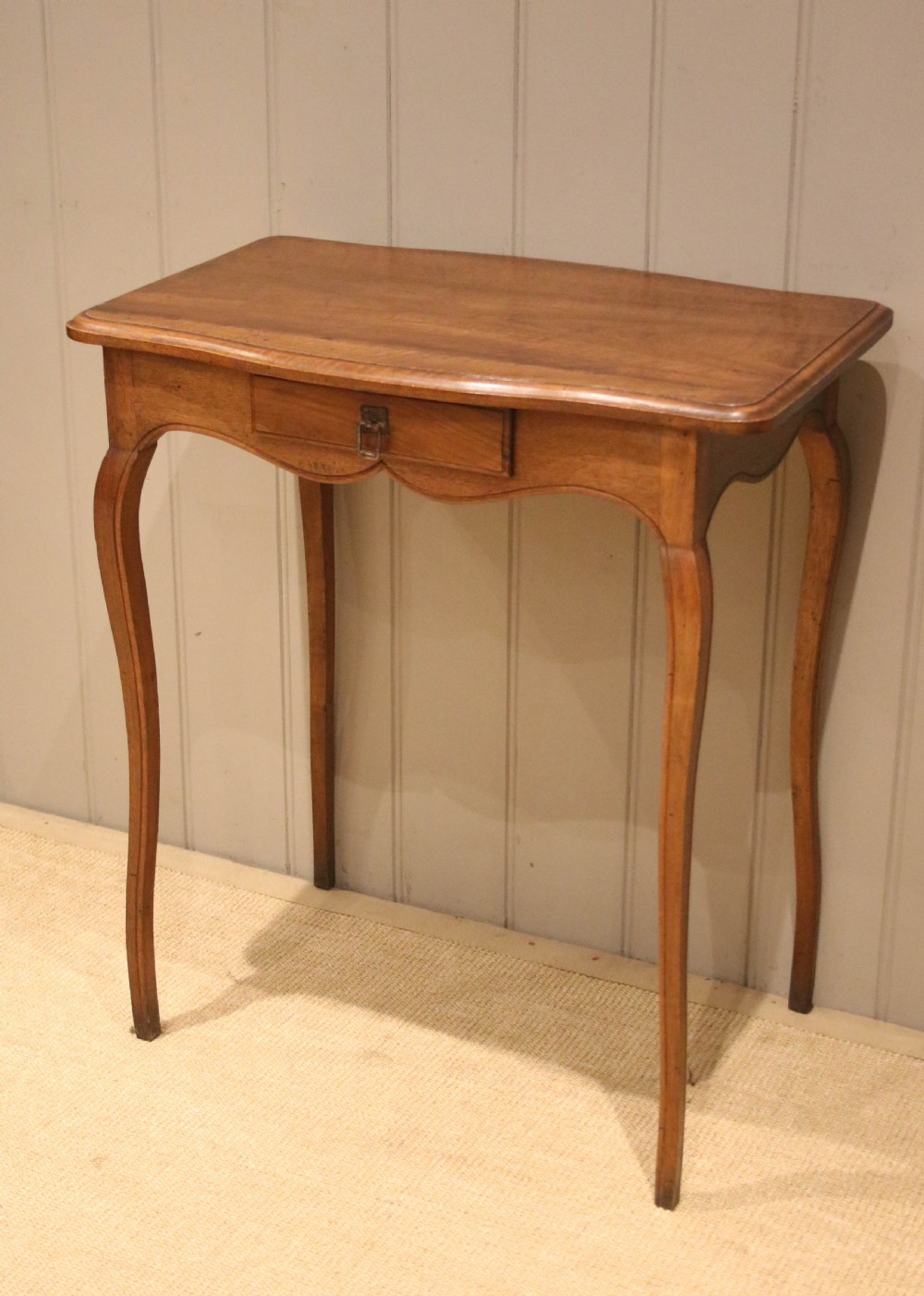 Small Proportioned French Cherry Wood Side Table View VII