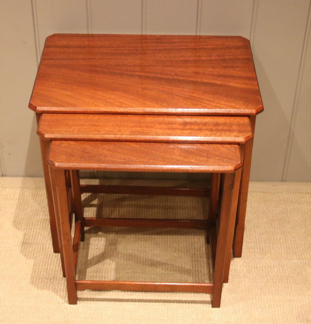 Mahogany Nest Of Three Tables