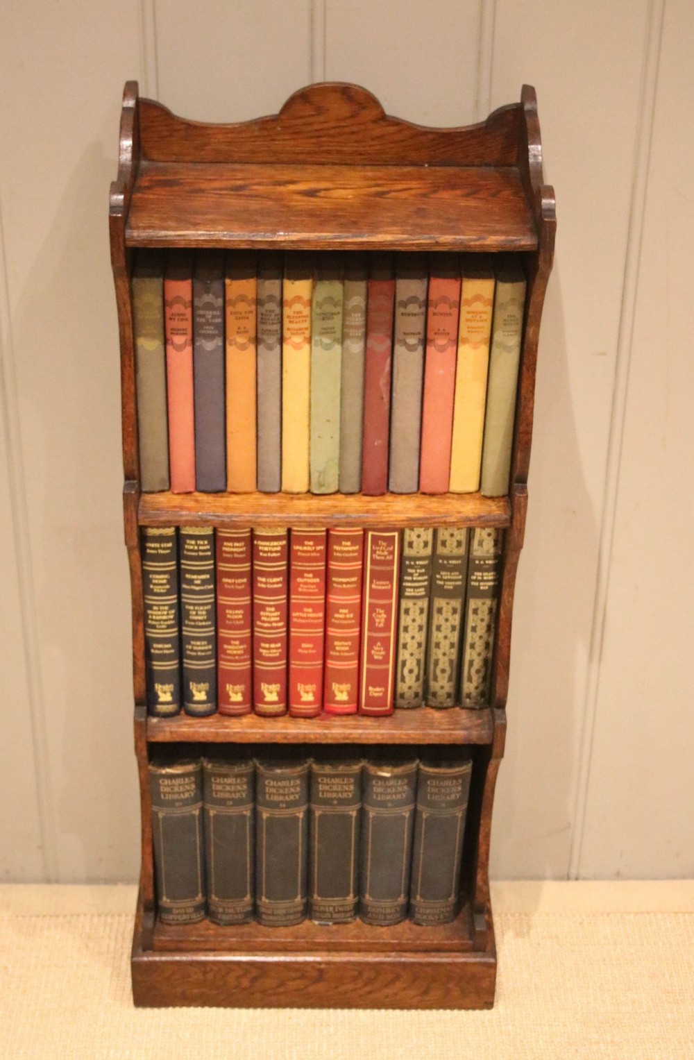Small Oak Open Bookcase