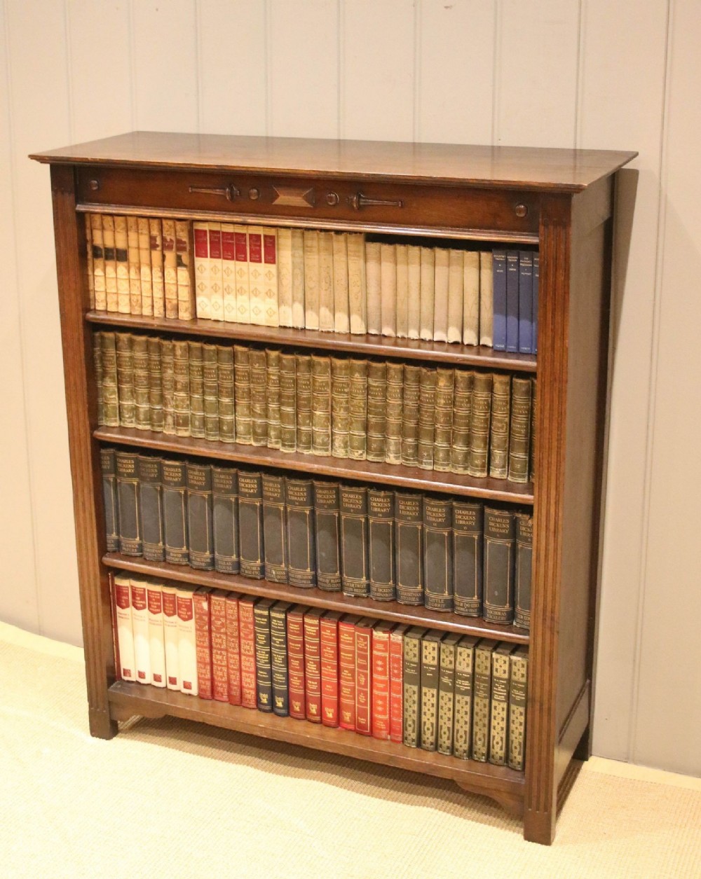 Oak Open Bookcase