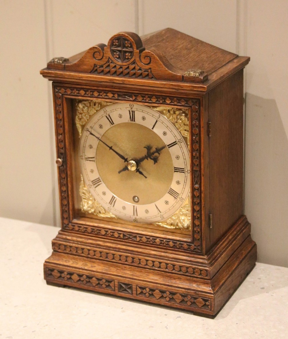 Oak Mantel Clock
