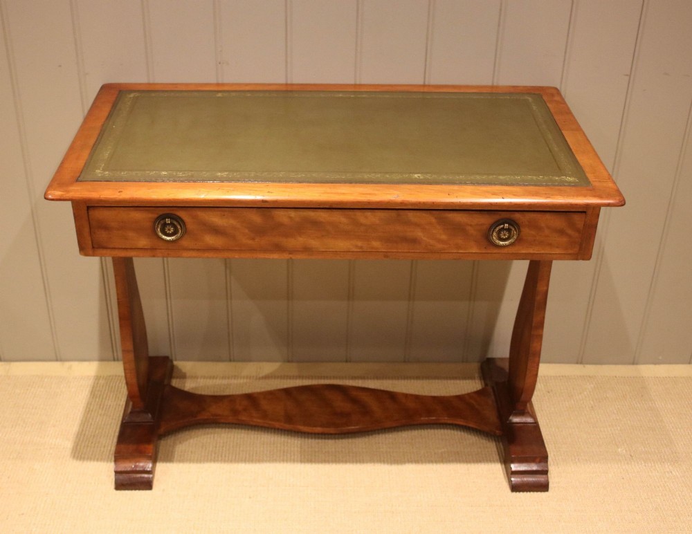 Swedish Style Maple Trestle End Desk
