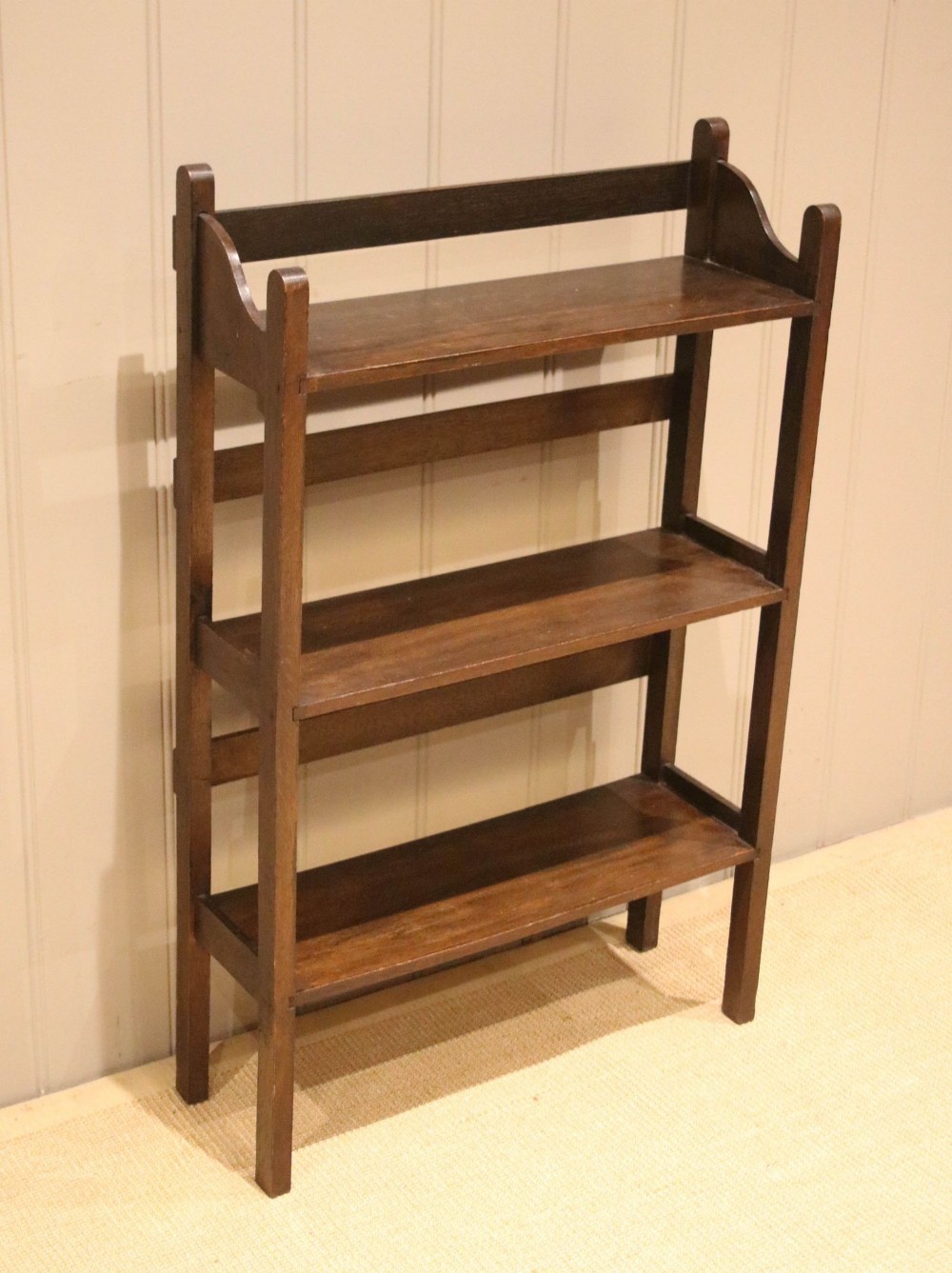 Small Oak Open Bookcase