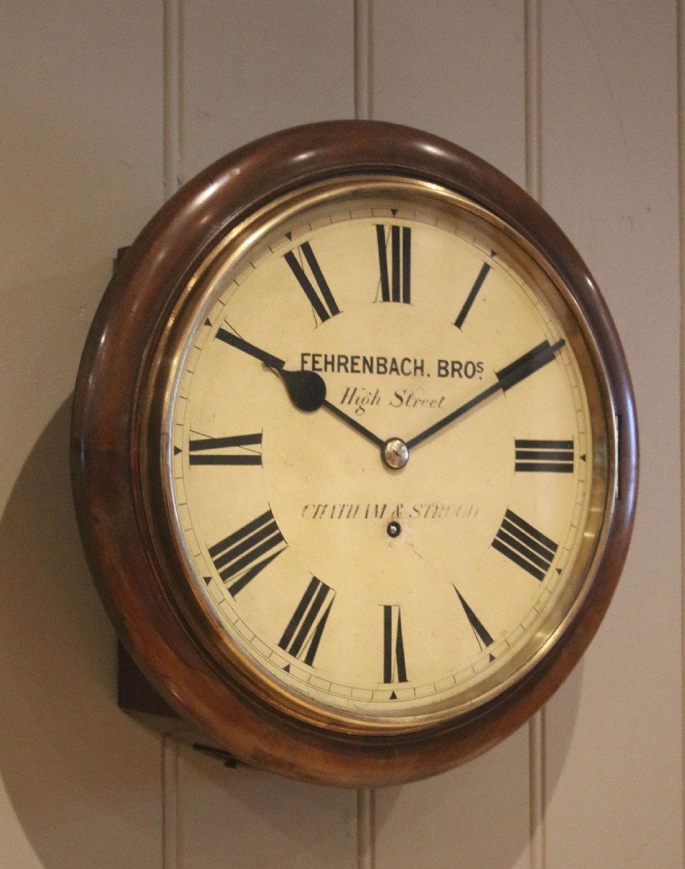 Late 19th Century Walnut Dial Clock