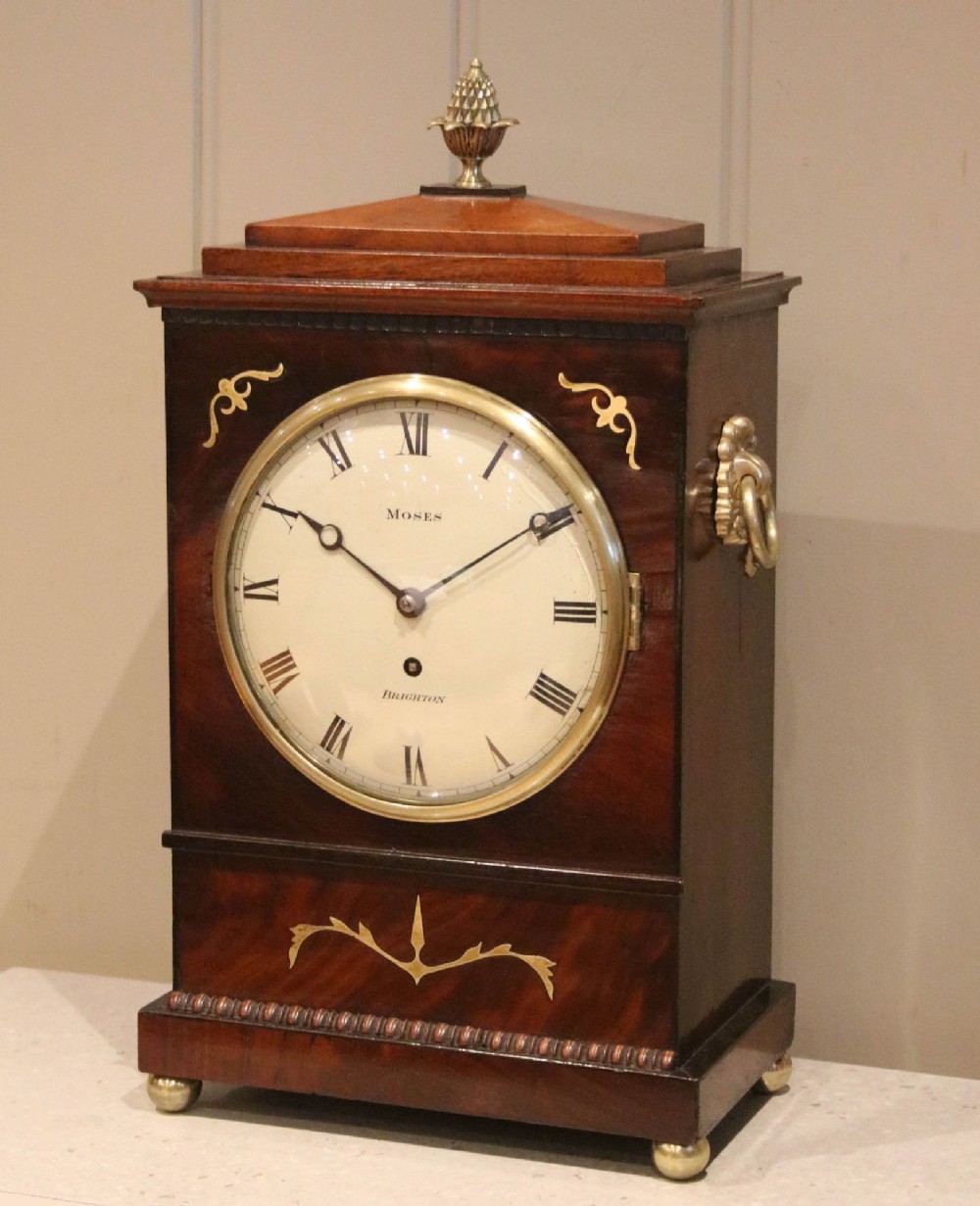 Regency Mahogany Bracket Clock
