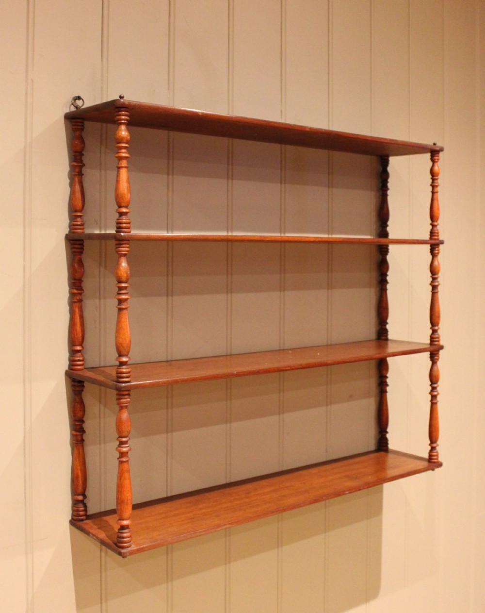 French Mahogany Wall Shelves