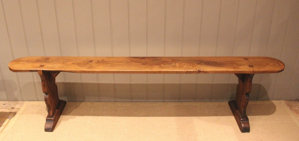 French Cherry Wood Bench