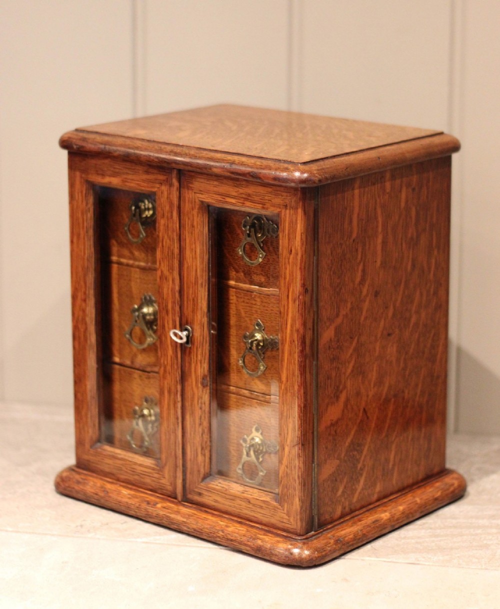Edwardian Oak Table Drawers