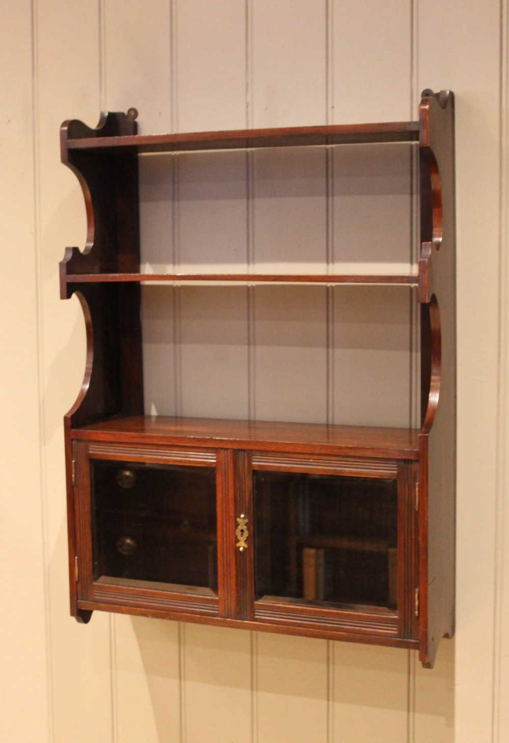 Edwardian Mahogany Wall Cabinet