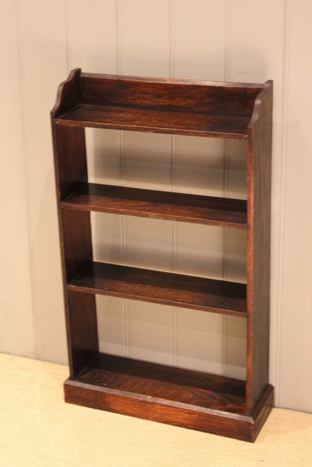 Small Oak Open Bookcase