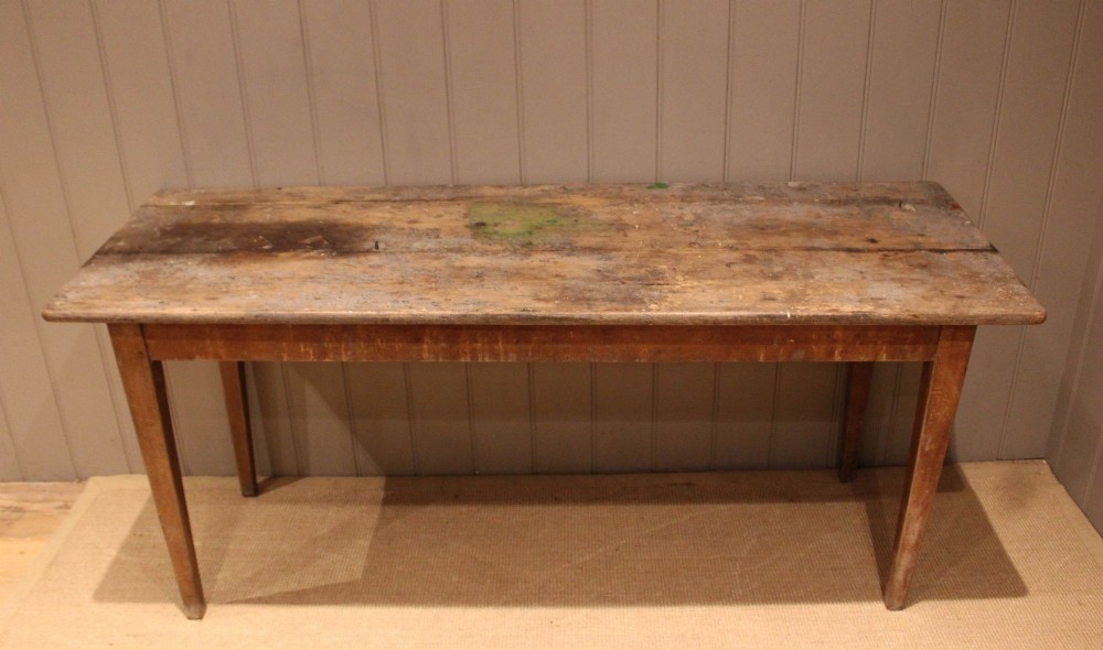 French Rustic Pine Table