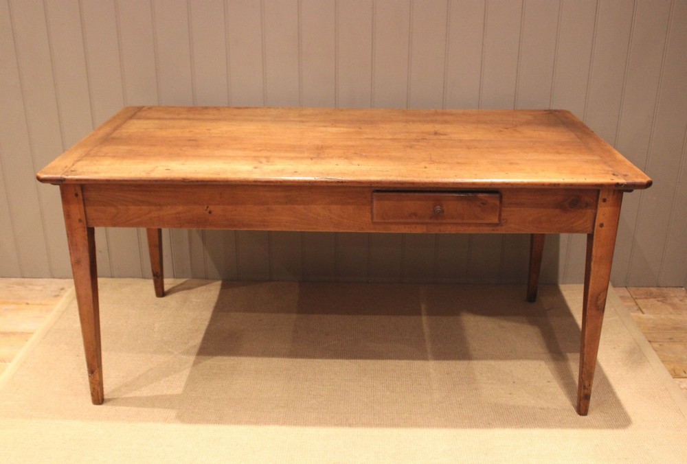 French Cherry Wood Farmhouse Table