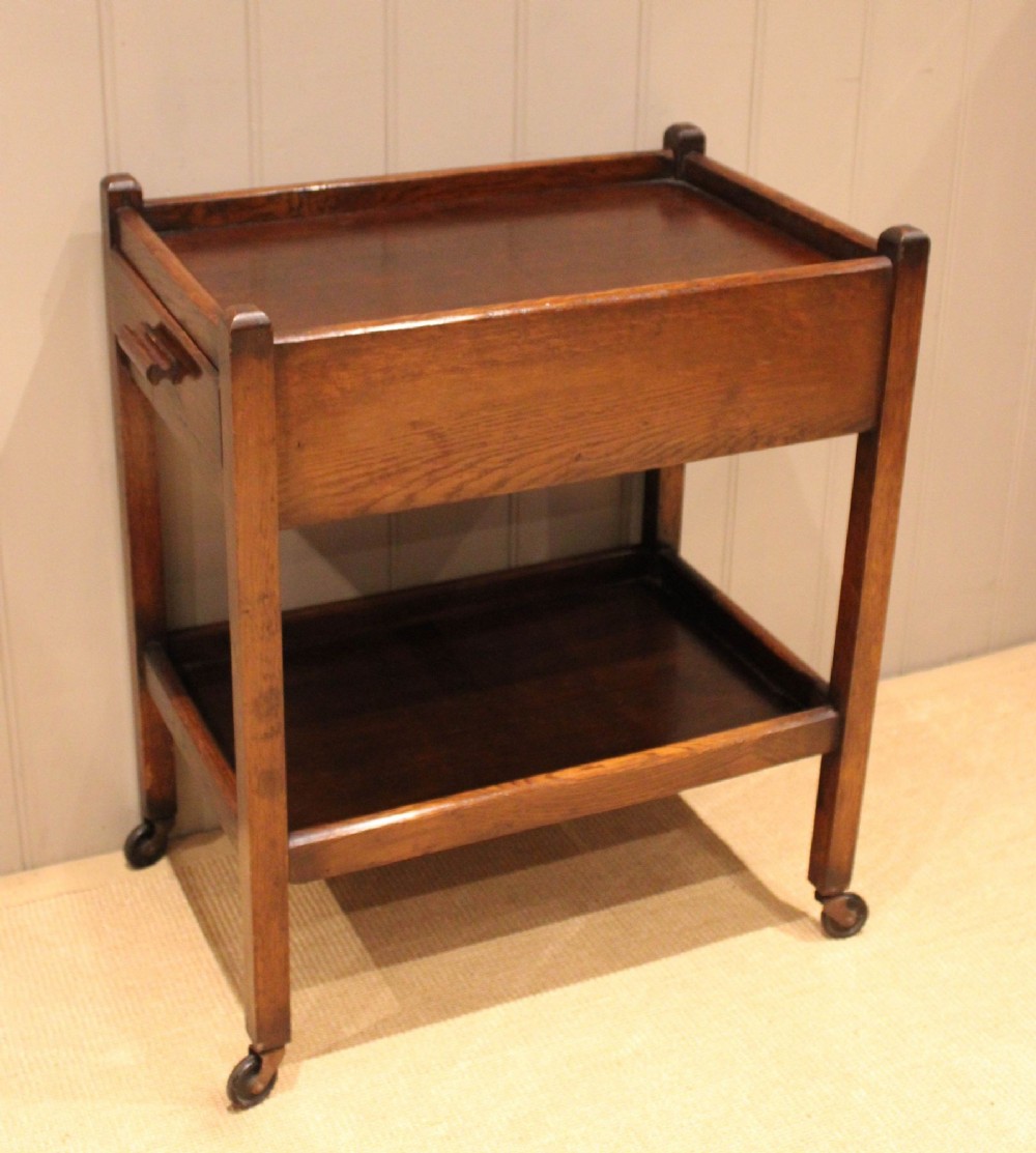 Oak Drinks / Tea Trolley