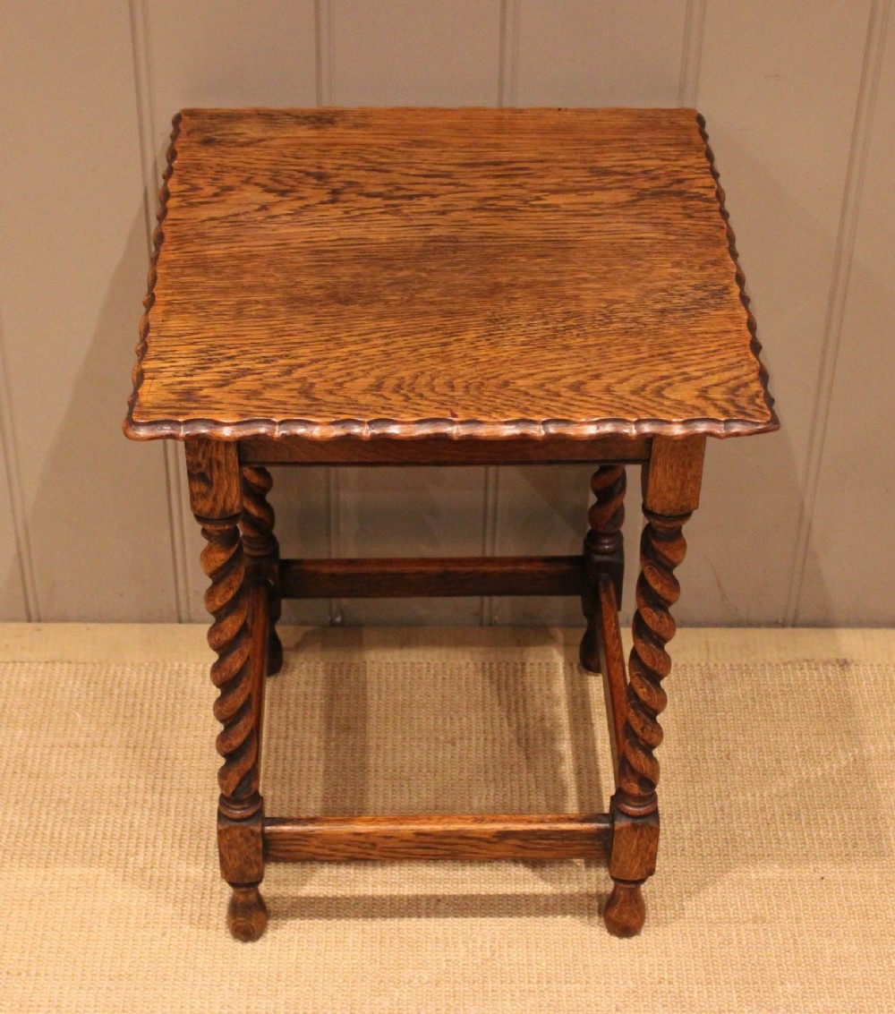 Low Oak Table