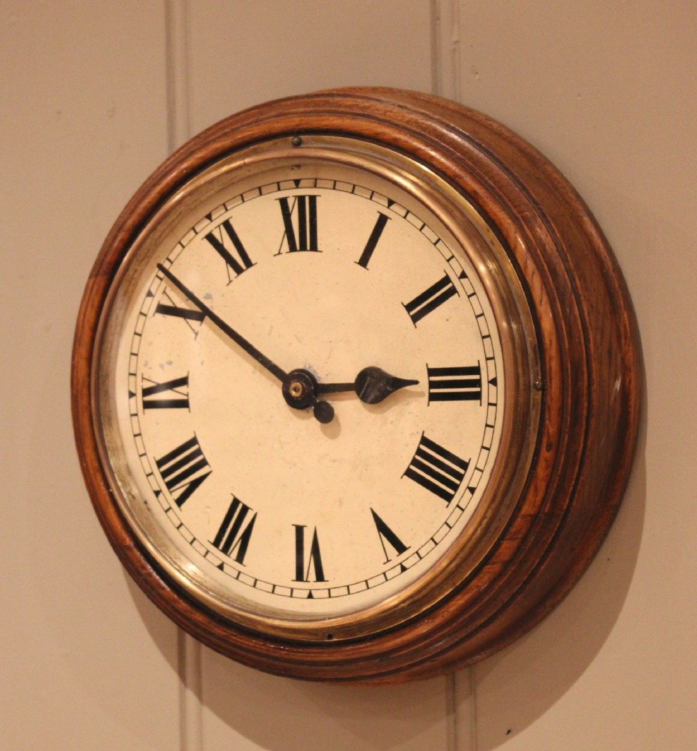Solid Oak Wall Clock