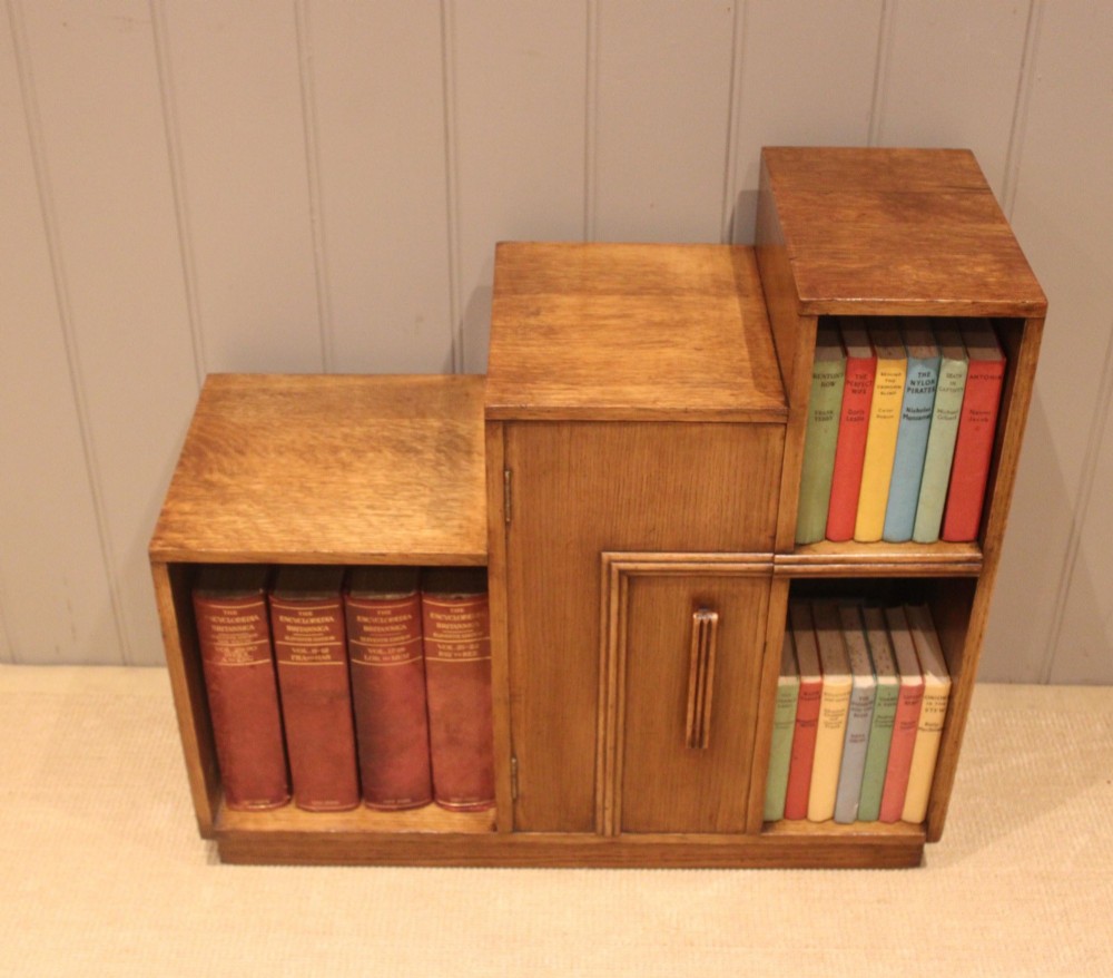 Art Deco Oak Sectional Bookcase