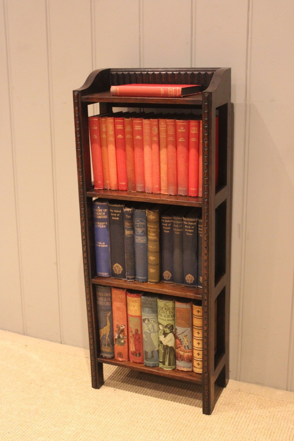 Small Oak Open Bookcase