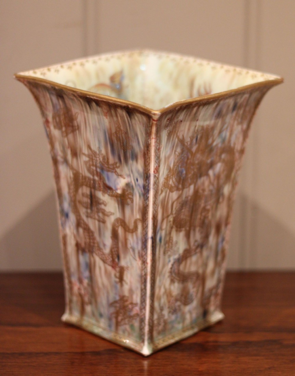 Wedgwood Celestial Dragons Fairytale Lustre Vase