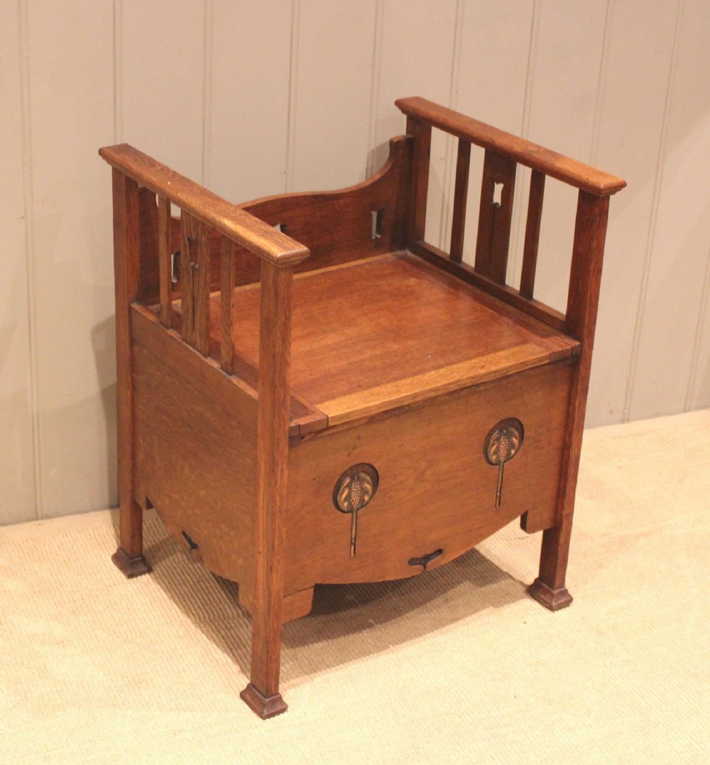 Arts & Crafts Oak Bench Seat