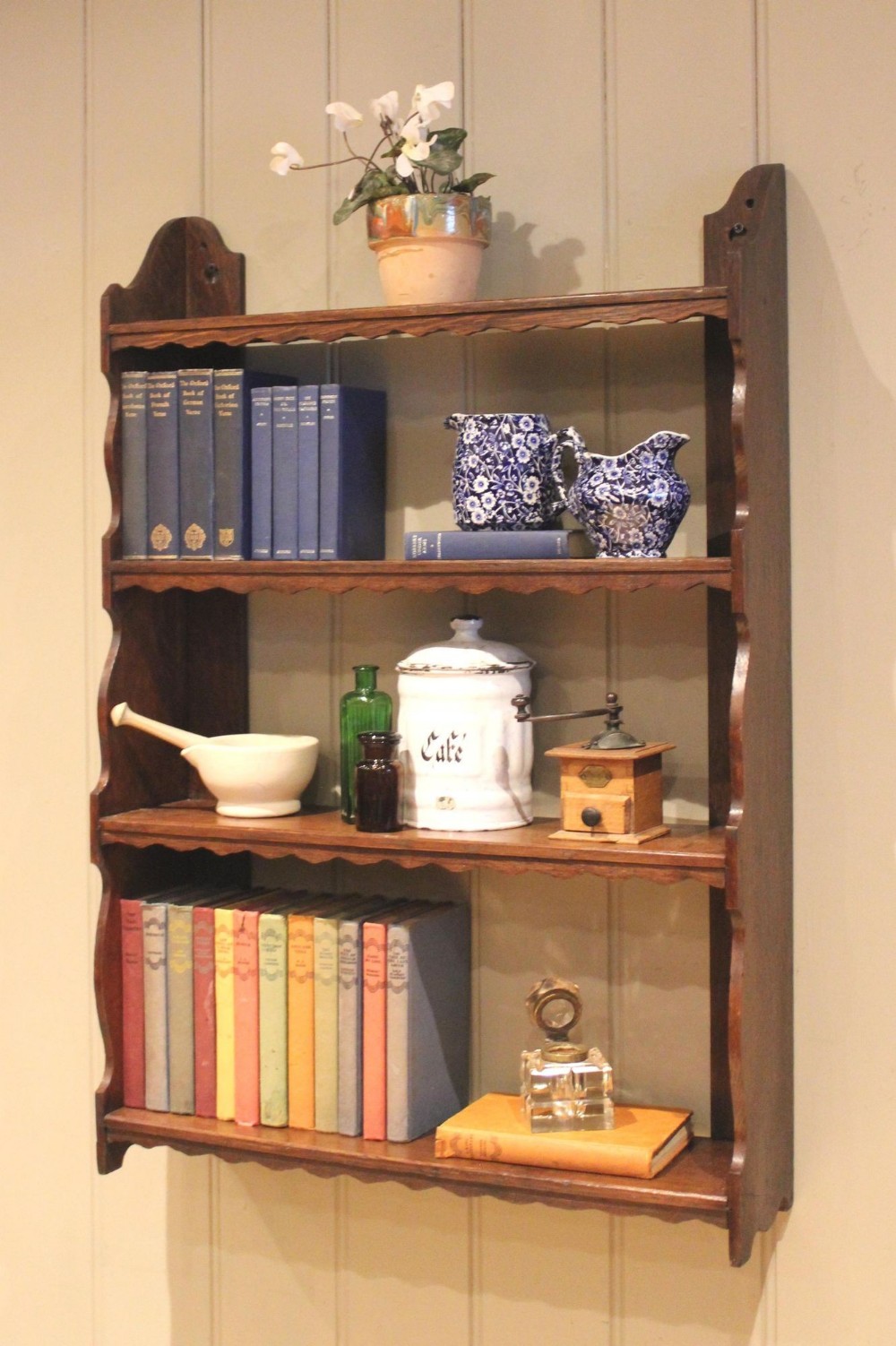 Solid Oak Wall Shelves
