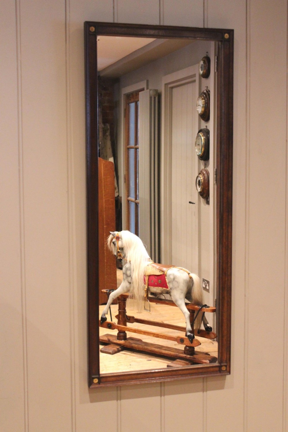 Full Length Walnut Wall Mirror