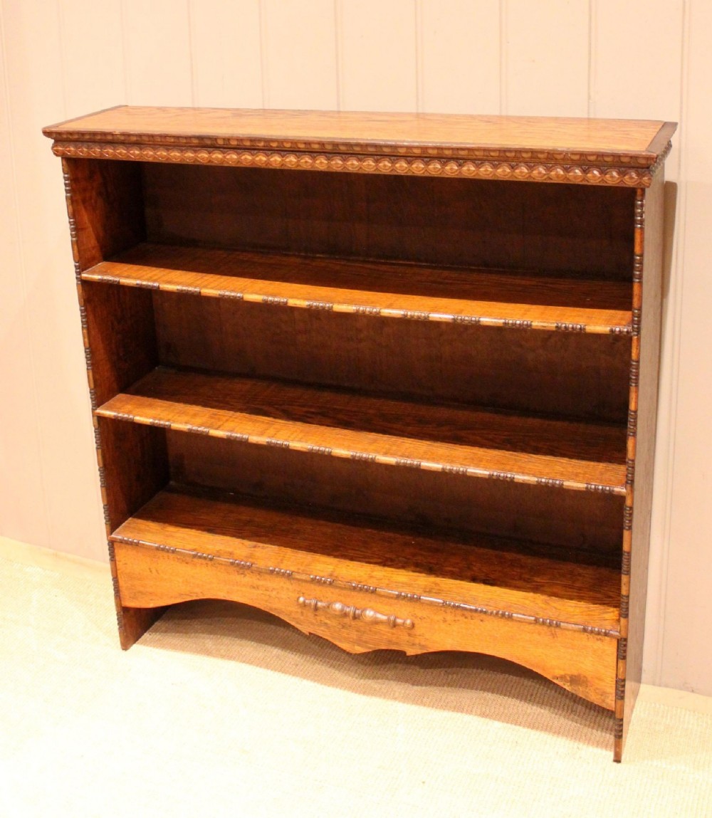 Oak Open Bookcase