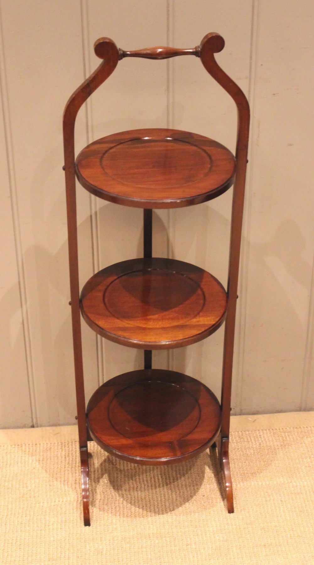 Edwardian Mahogany Cake Stand