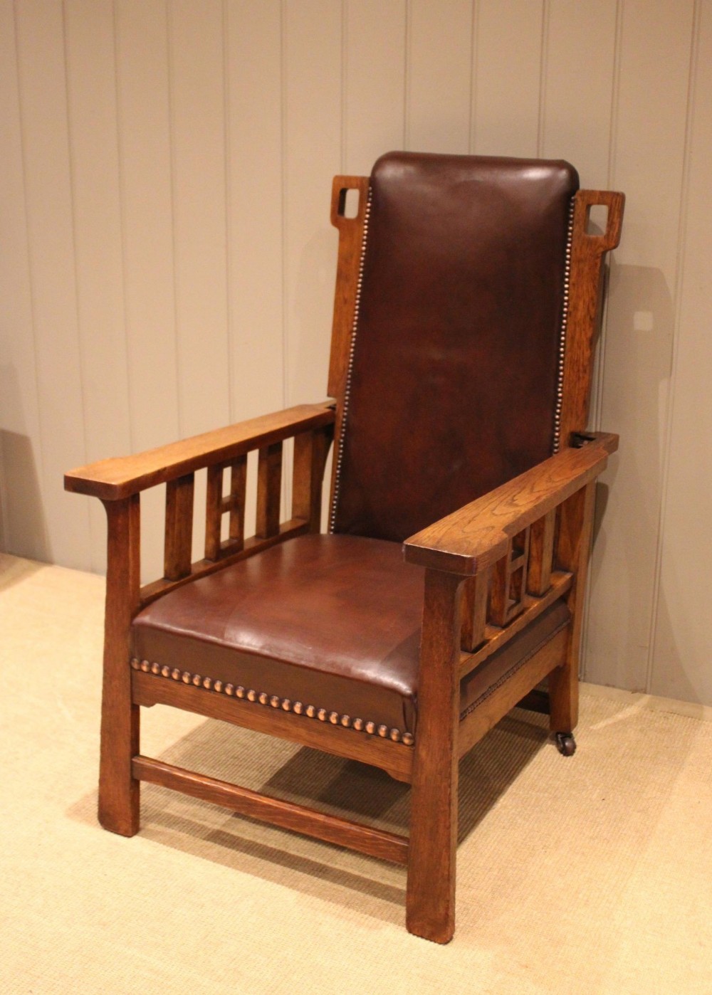 Arts & Crafts Oak Framed Chair