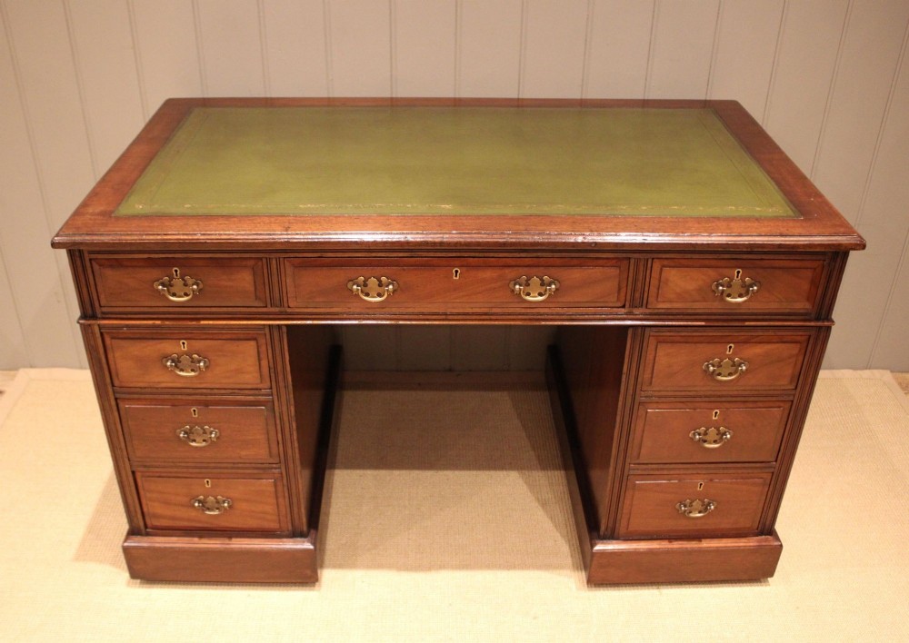 Walnut Pedestal Desk