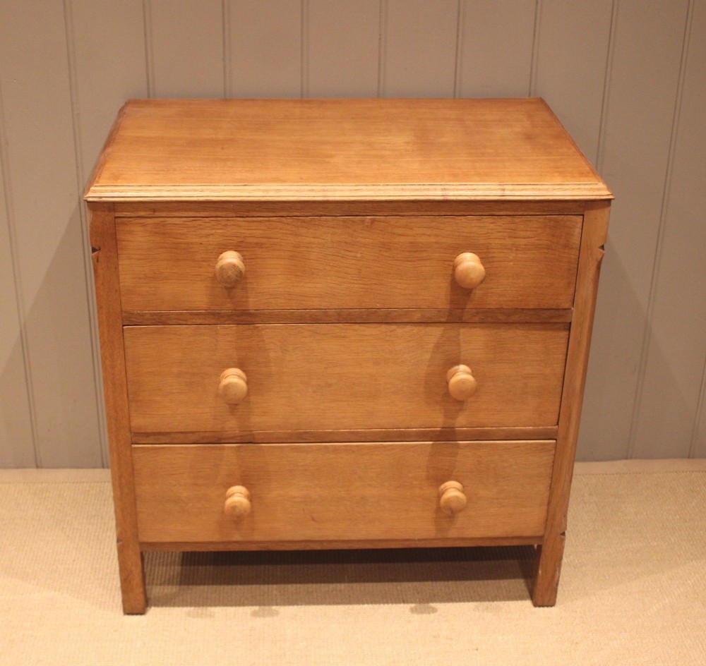 Small Light Oak Chest Of Drawers