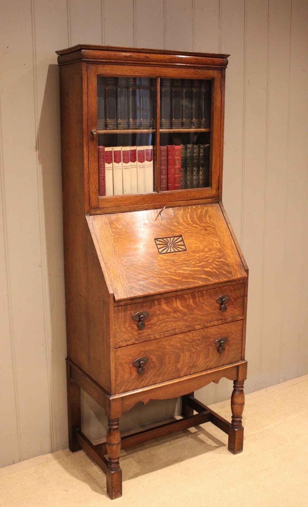 Small Proportioned Bureau Bookcase