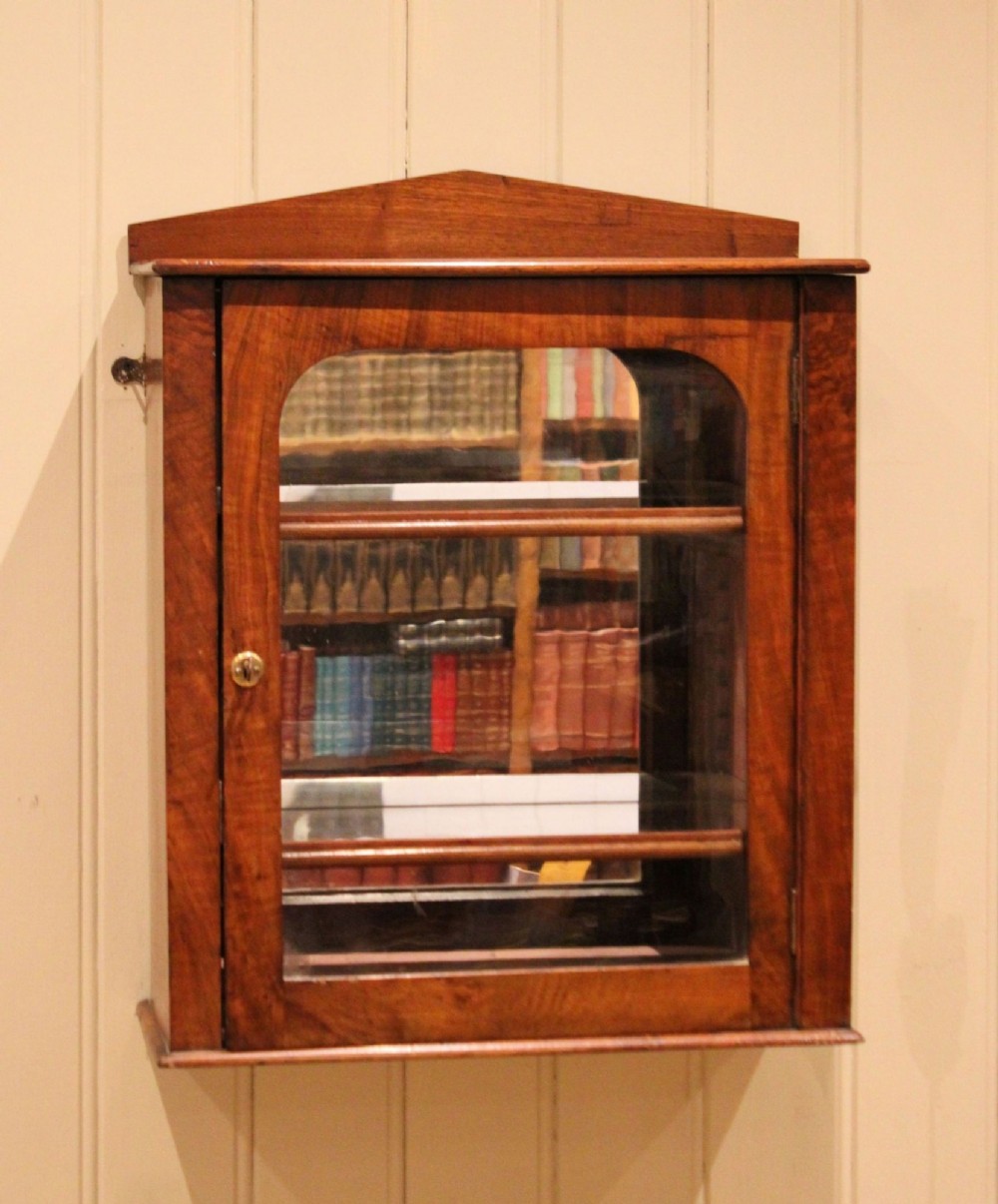 Late 19th Century Walnut Wall Cabinet