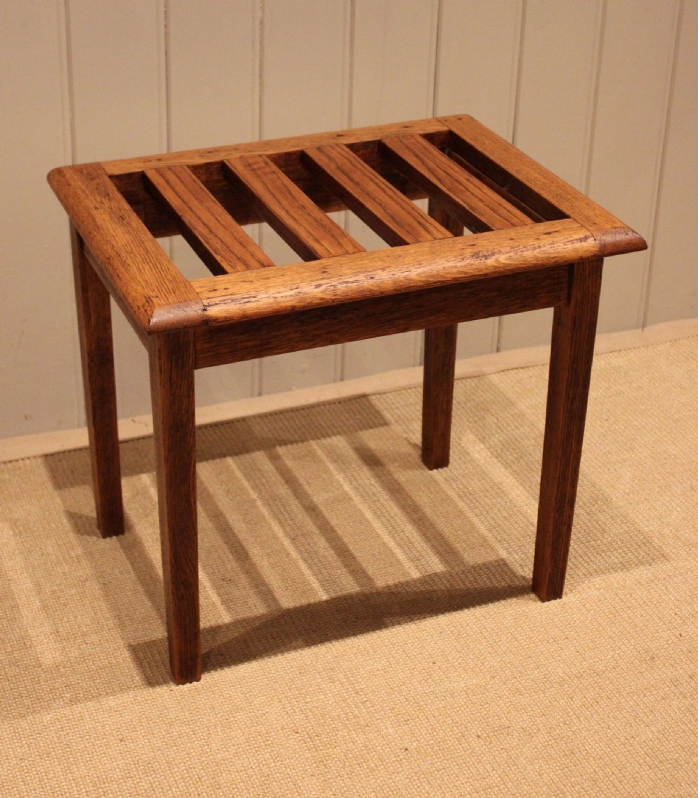 Oak Luggage Stand