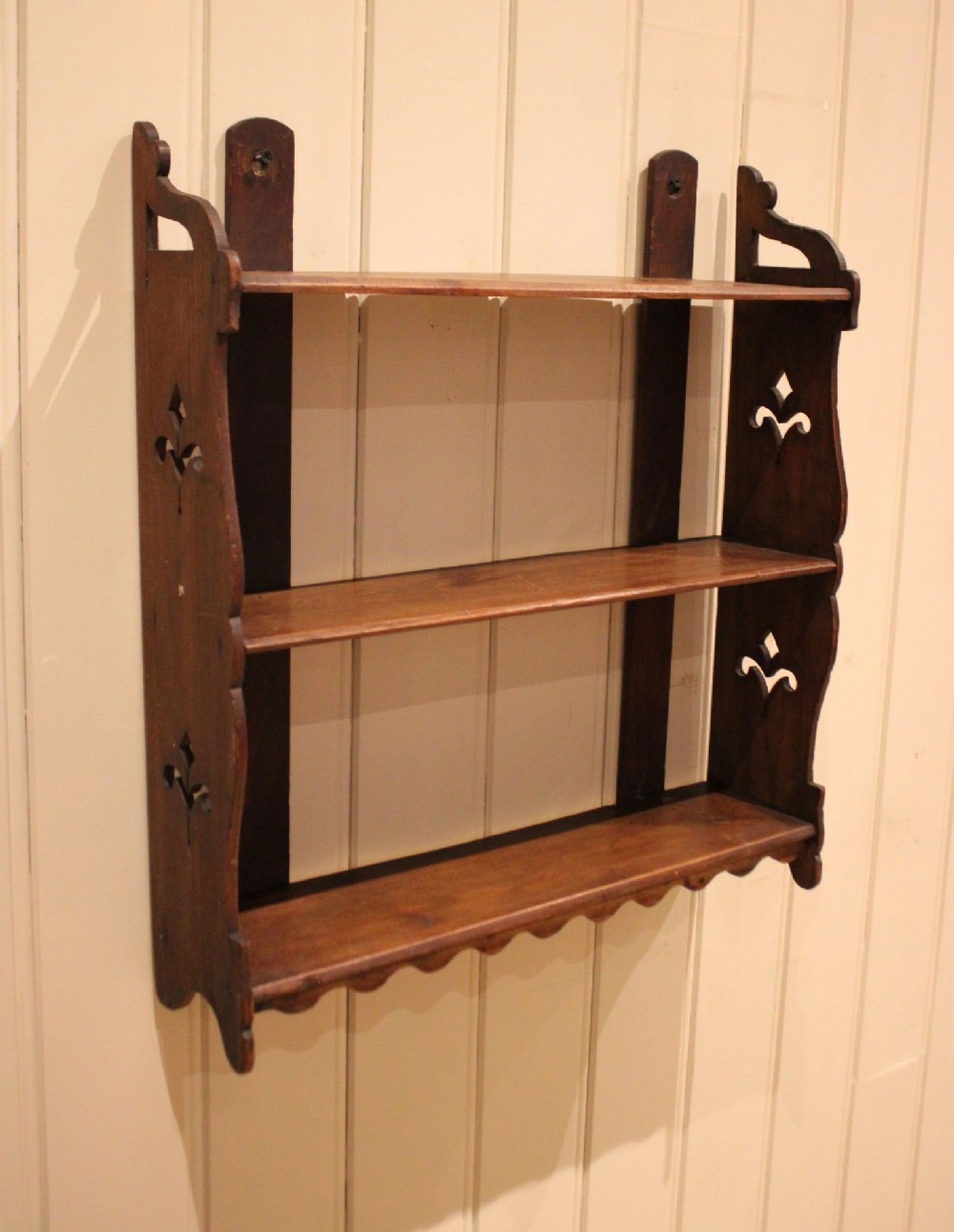 Late 19th Century Deal Wood Wall Shelves