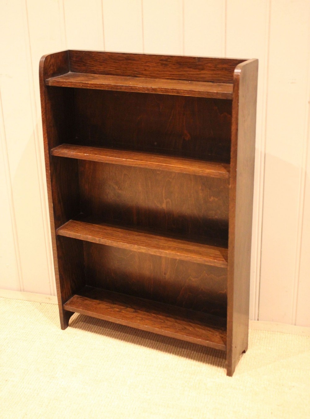 Small Oak Open Bookcase
