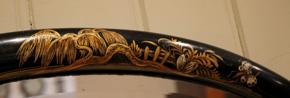 Black Chinoiserie Wall Mirror
 View VIII