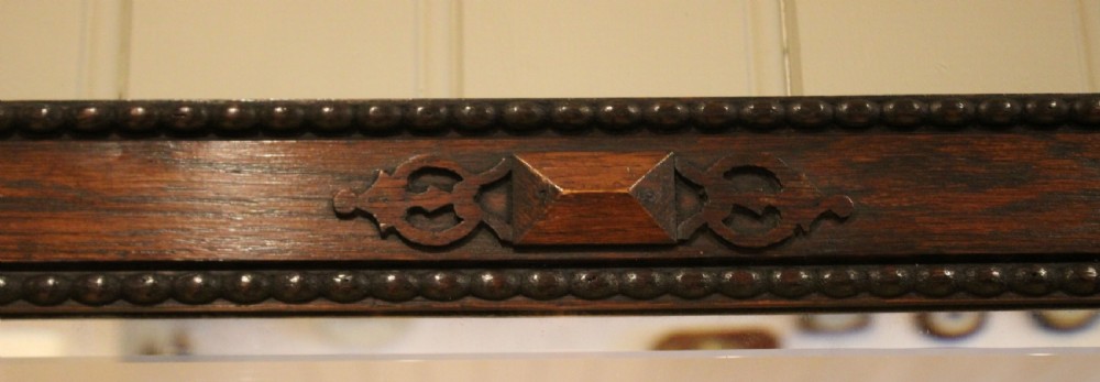 Oak Framed Wall Mirror View IX