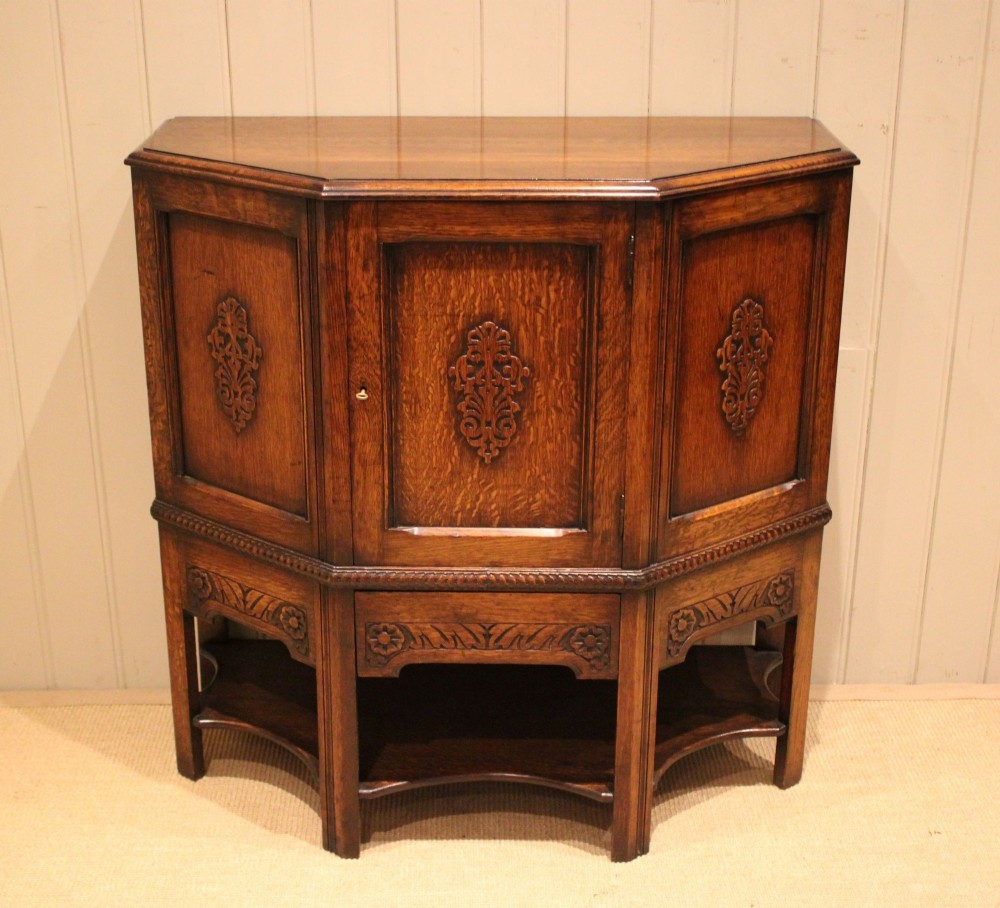 Solid Oak Side Cabinet