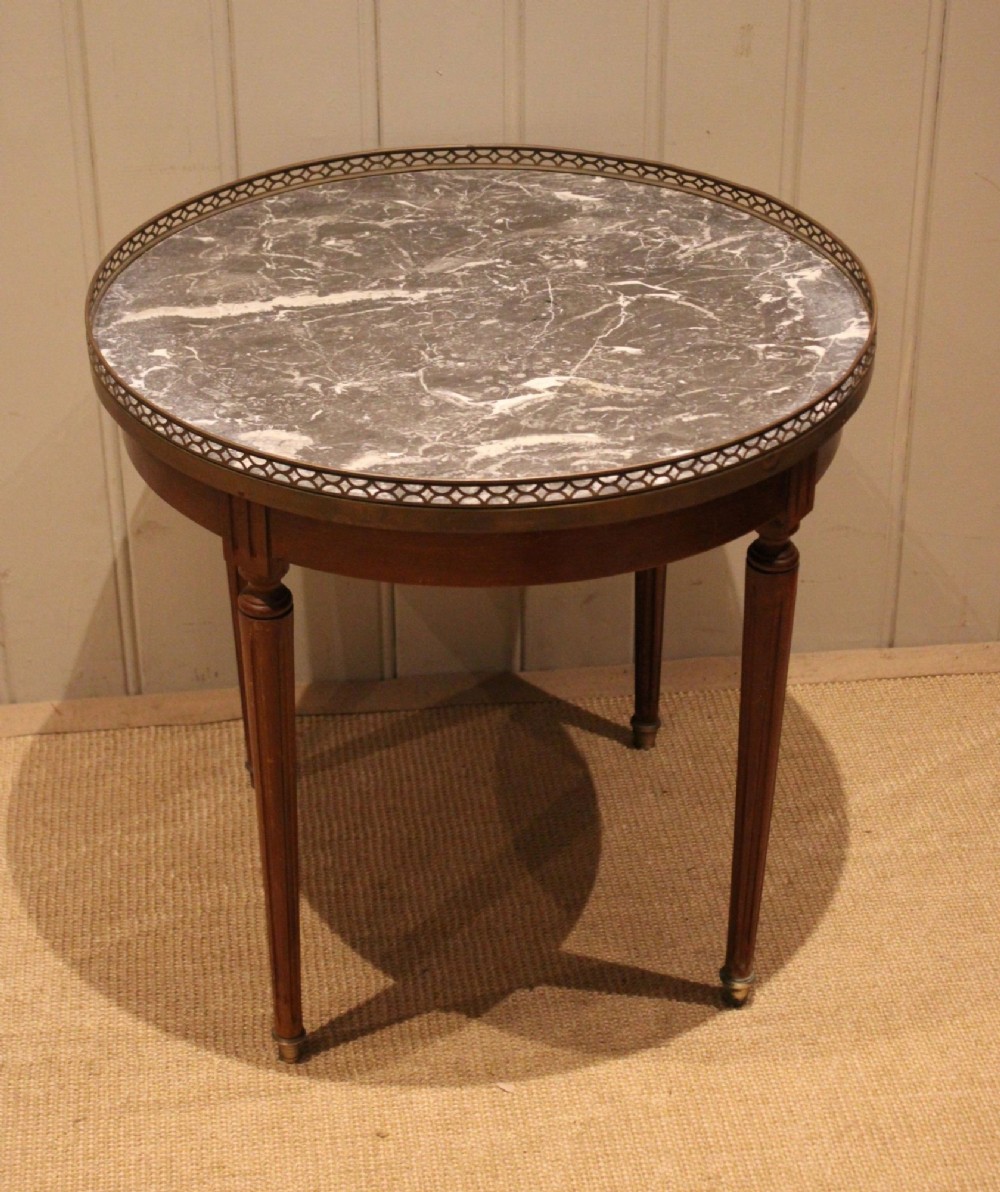 French Marble Top Occasional Table
