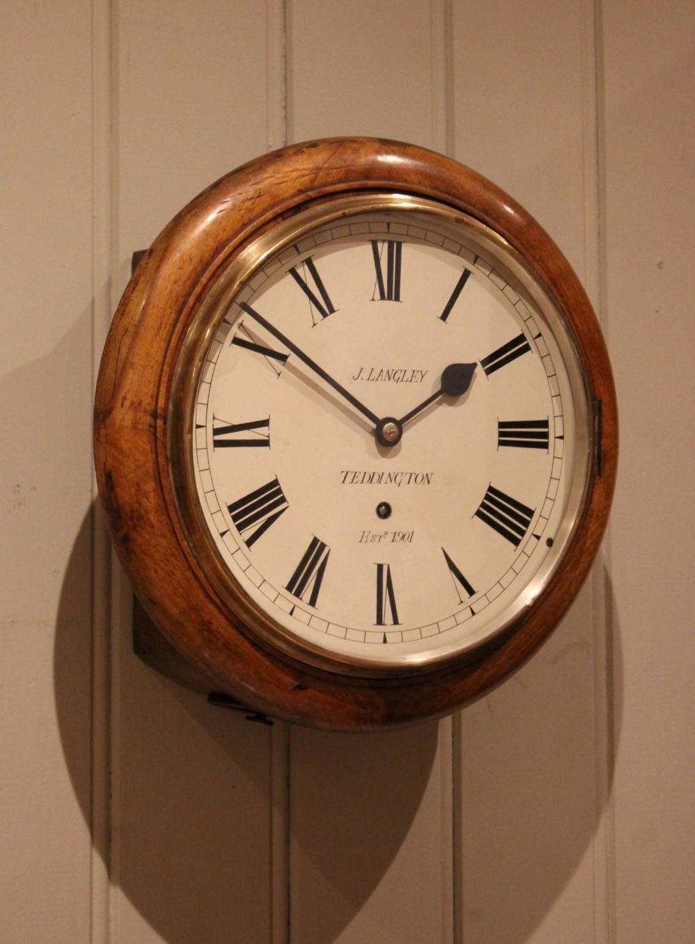 Walnut Dial Clock