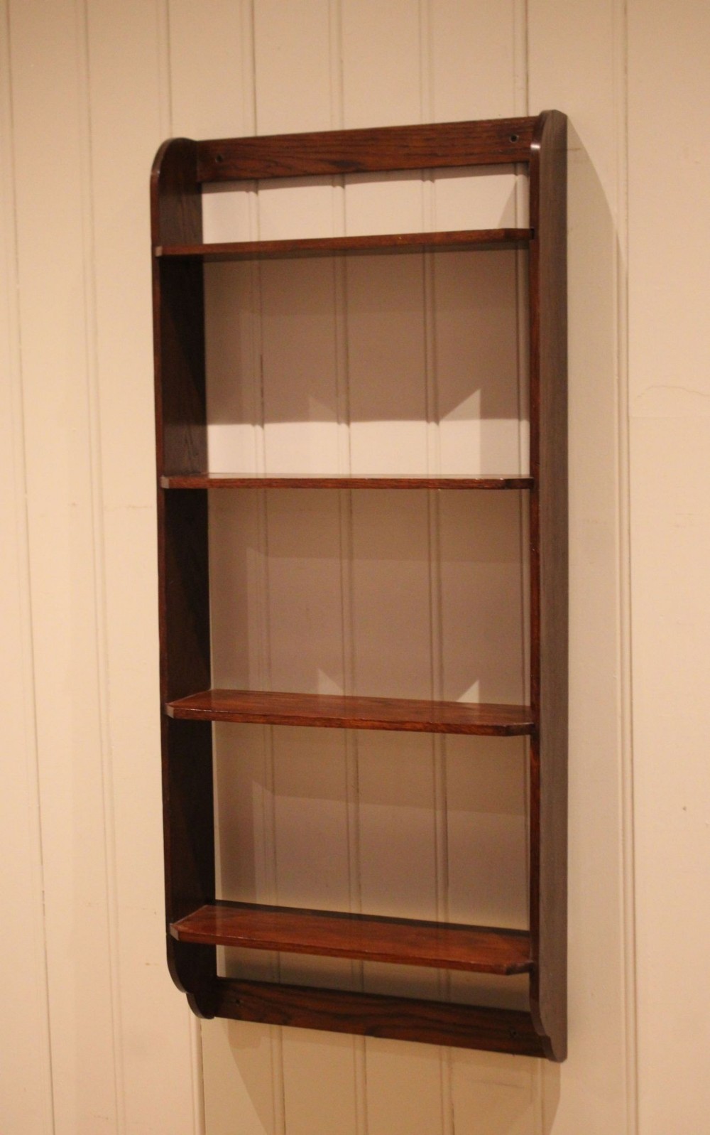Tall Oak Wall Shelves