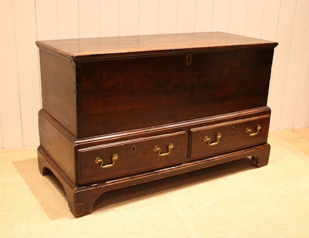 Early 19th Century Deal Wood Mule Chest