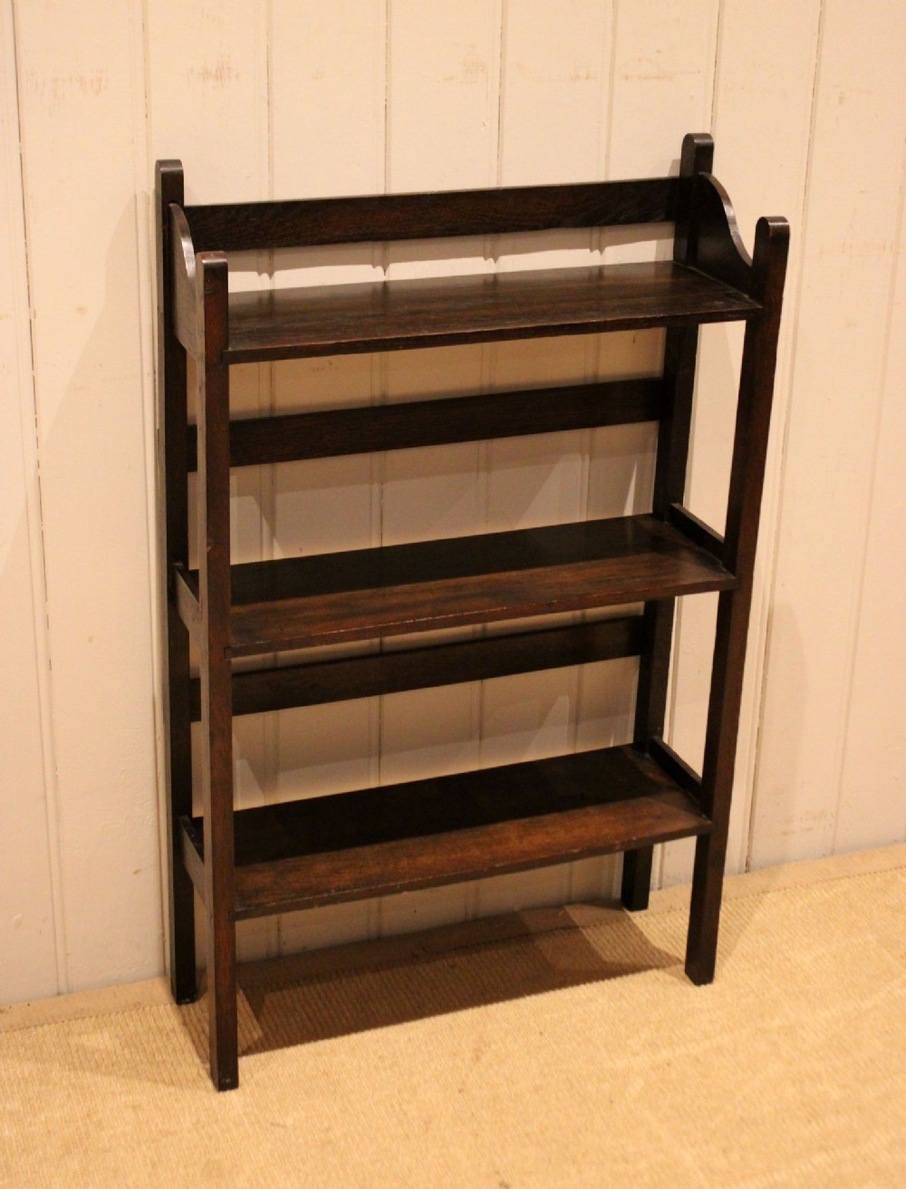 Small Oak Open Bookcase