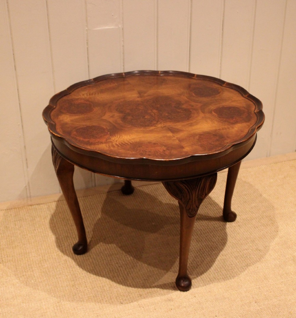 Low Oyster Walnut Occasional Table View II
