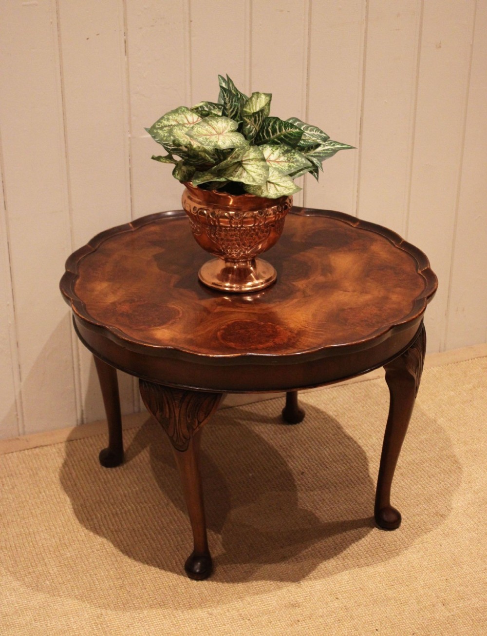 Low Oyster Walnut Occasional Table View III