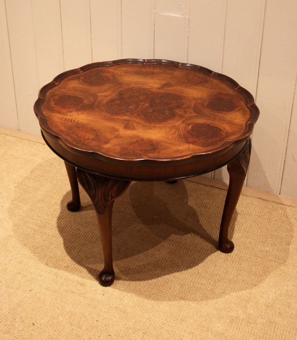 Low Oyster Walnut Occasional Table View IV