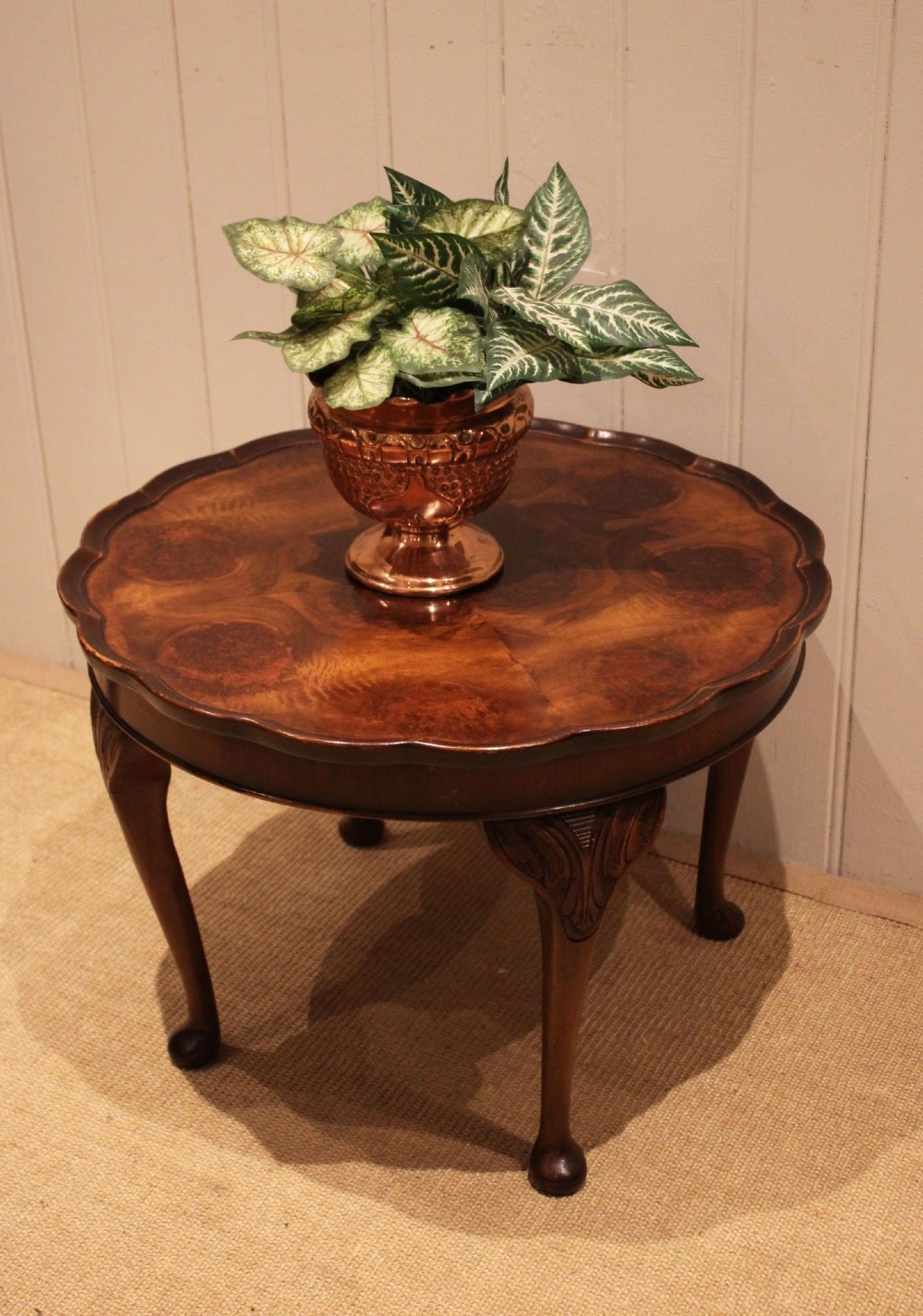 Low Oyster Walnut Occasional Table View V