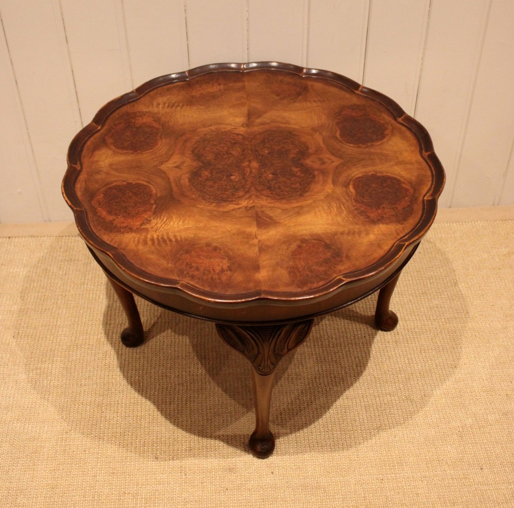 Low Oyster Walnut Occasional Table View VI