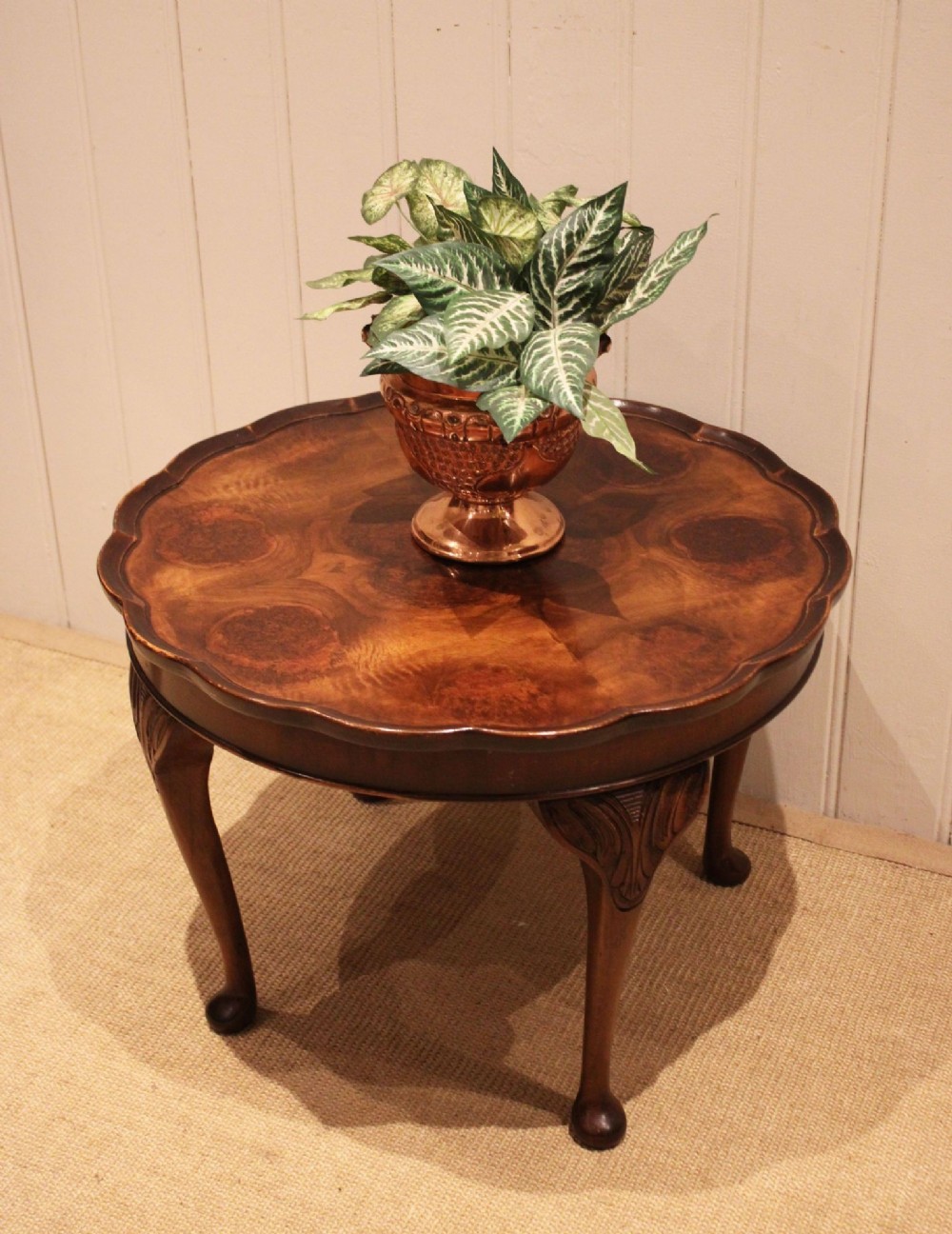 Low Oyster Walnut Occasional Table View VII